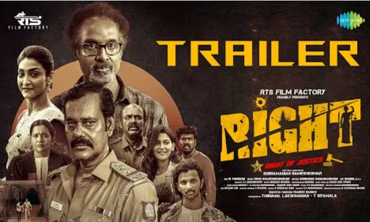 நட்டி, அருண் பாண்டியன் இணைந்து நடித்த “ரைட்” படத்தின் டிரெய்லர் வெளியீடு