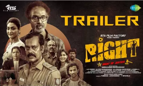 நட்டி, அருண் பாண்டியன் இணைந்து நடித்த “ரைட்” படத்தின் டிரெய்லர் வெளியீடு