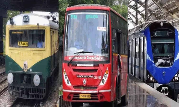 பஸ், மின்சார ரெயில், மெட்ரோவில் ஒரே டிக்கெட்டில் பயணம்