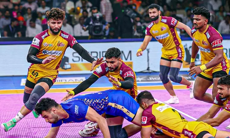 புரோ கபடி லீக்: தெலுங்கு டைட்டன்ஸ் அணியிடம் தோல்வி கண்ட தமிழ் தலைவாஸ்