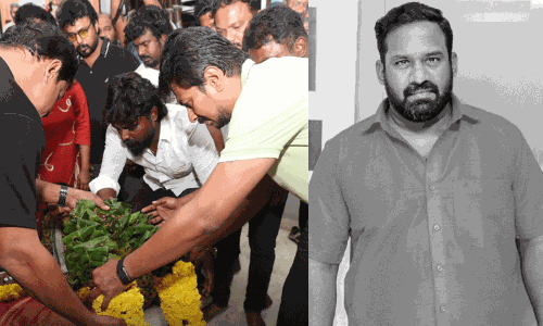 மறைந்த நடிகர் ரோபோ சங்கரின் உடலுக்கு துணை முதலமைச்சர் உதயநிதி ஸ்டாலின் அஞ்சலி மறைந்த நடிகர் ரோபோ சங்கரின் உடலுக்கு துணை முதலமைச்சர் உதயநிதி ஸ்டாலின் அஞ்சலி