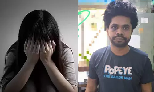 நள்ளிரவில் இளம்பெண்ணின் அறைக்குள் நுழைந்து பாலியல் வன்கொடுமை செய்ய முயற்சி - வாலிபர் கைது