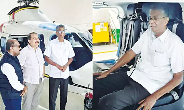 ரூ.30 கோடிக்கு ஹெலிகாப்டர் வாங்கிய கர்நாடக பொதுப்பணித்துறை மந்திரி