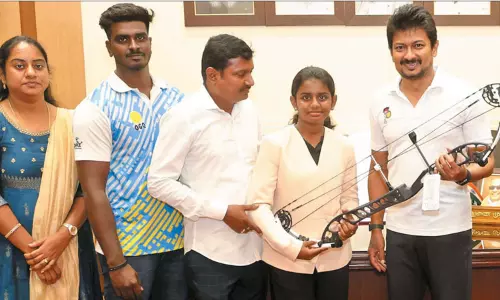 தமிழக வில்வித்தை வீராங்கனைக்கு துணை முதல் - அமைச்சர் உதயநிதி ஸ்டாலின் உதவி