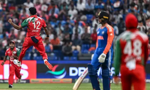 டி20 கிரிக்கெட்: இந்திய அணிக்கு எதிராக முதல் வீரராக அரிய சாதனை படைத்த ஷா பைசல்