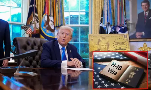 எச்1-பி விசாவுக்கு செக்... கோல்டு கார்டு திட்டம்; இந்திய பணியாளர்களுக்கு வேட்டு வைத்த டிரம்பின் அறிவிப்பு