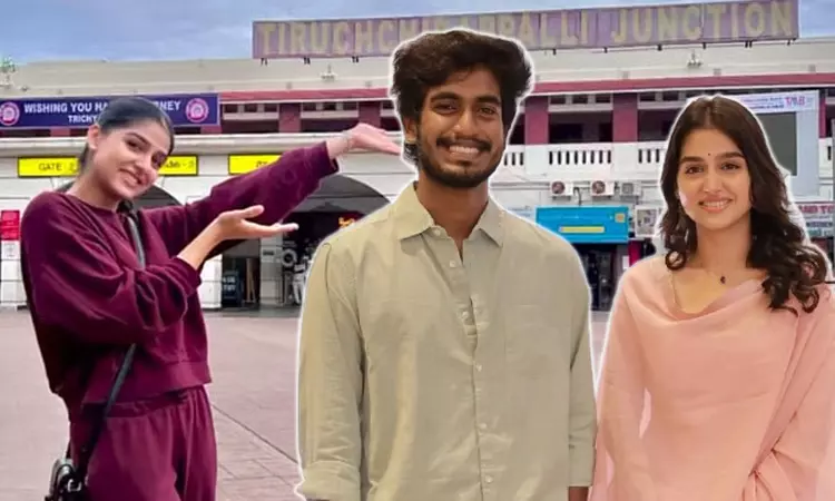 Abishan Jeevinth and Anaswara Rajan share fun moments from their films Trichy schedule