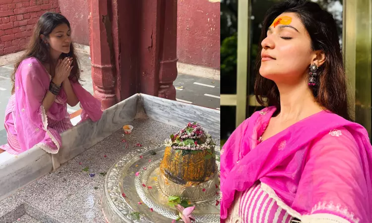 Actress Aditi Gautam visited varanasi