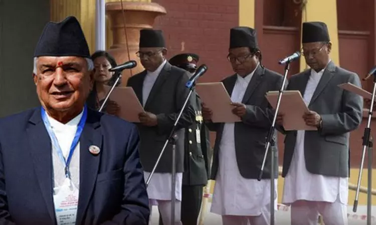 நேபாளத்தில் 4 புதிய மந்திரிகள் நியமனம் நேபாளத்தில் 4 புதிய மந்திரிகள் நியமனம்