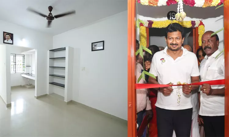 சைதாப்பேட்டையில் ரூ.77.76 கோடியில் 504 புதிய அடுக்குமாடி குடியிருப்புகள்  உதயநிதி ஸ்டாலின் திறந்து வைத்தார்