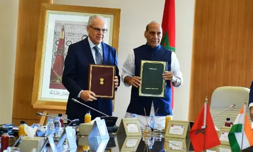 இந்தியா, மொராக்கோ இடையே பாதுகாப்பு ஒப்பந்தம் கையெழுத்து