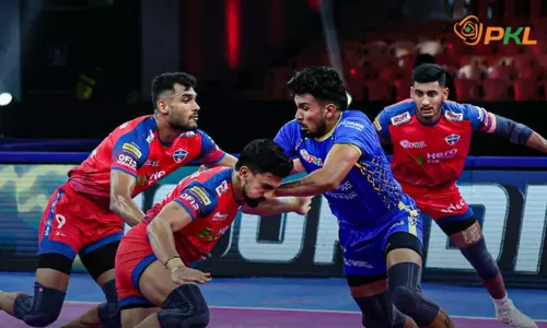 புரோ கபடி லீக்: உ.பி.யோத்தாஸ் அணியிடம் தோல்வி கண்ட தமிழ் தலைவாஸ் புரோ கபடி லீக்: உ.பி.யோத்தாஸ் அணியிடம் தோல்வி கண்ட தமிழ் தலைவாஸ்