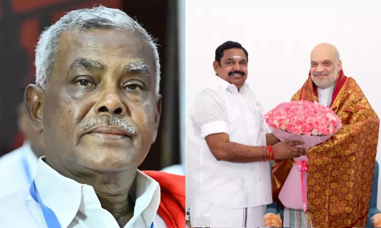 அமித்ஷா சொல்படி நடக்கும் பரிதாப நிலையில் அதிமுக: பெ.சண்முகம் விமர்சனம்