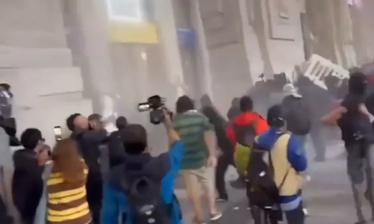 பாலஸ்தீனத்தை அங்கீகரிக்க வலியுறுத்தி இத்தாலியில் போராட்டம்