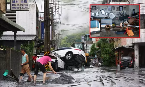 ரகசா புயல்: சீனாவில் 20 லட்சம் பேர் பாதிப்பு; ஹாங்காங்கில் 100 விமானங்கள் ரத்து ரகசா புயல்: சீனாவில் 20 லட்சம் பேர் பாதிப்பு; ஹாங்காங்கில் 100 விமானங்கள் ரத்து