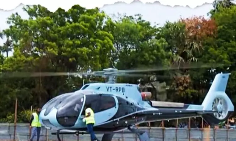 நெல்லையில் ஹெலிகாப்டர் சுற்றுலா