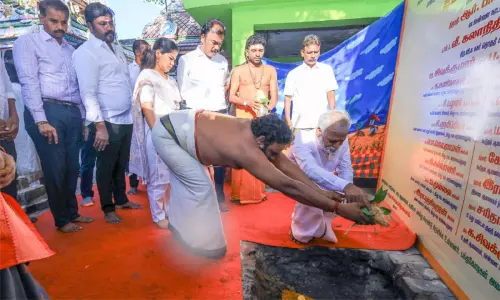 பெரம்பூர் சேமாத்தம்மன் கோவில் திருப்பணிகள்: அமைச்சர் சேகர்பாபு தொடங்கி வைத்தார் பெரம்பூர் சேமாத்தம்மன் கோவில் திருப்பணிகள்: அமைச்சர் சேகர்பாபு தொடங்கி வைத்தார்