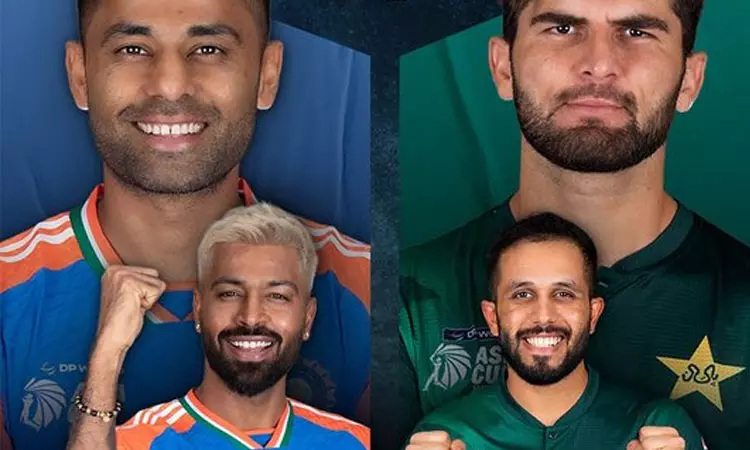 ஆசிய கோப்பை இறுதிப்போட்டி: இந்தியா - பாகிஸ்தான் அணிகள் மோதல்