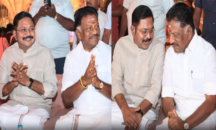 ஓ.பன்னீர்செல்வம் - டிடிவி தினகரன் சந்திப்பு