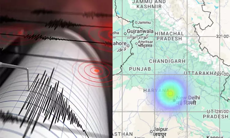 அரியானாவில் நிலநடுக்கம் : ரிக்டர் அளவில் 3.4 ஆக பதிவு அரியானாவில் நிலநடுக்கம் : ரிக்டர் அளவில் 3.4 ஆக பதிவு