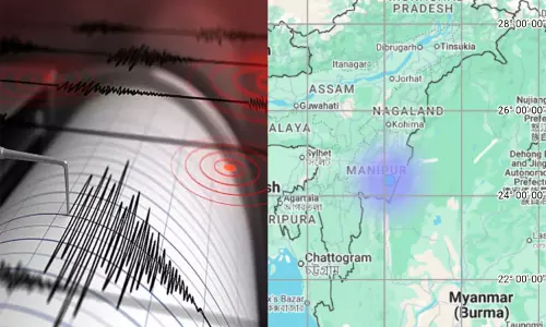 மணிப்பூரில் நிலநடுக்கம் : ரிக்டர் அளவில் 3.2 ஆக பதிவு