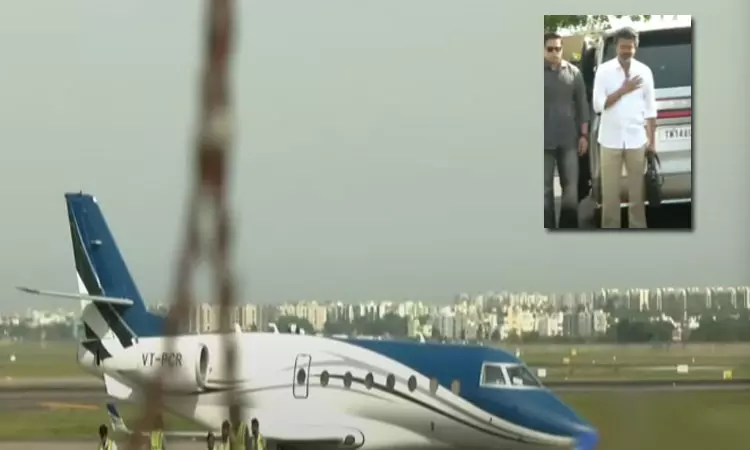 3-ம் கட்ட மக்கள் சந்திப்பு - நாமக்கல் புறப்பட்டார்... ... கரூர்:  விஜய் பிரசார கூட்ட நெரிசலில் சிக்கி 10 பேர் பலி