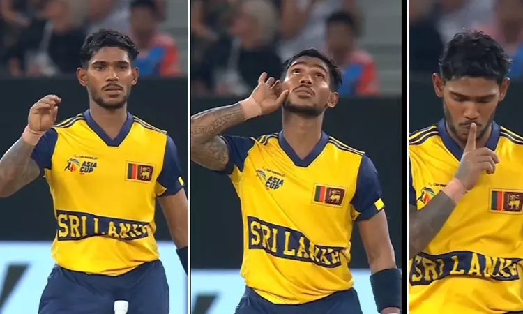 இந்தியாவுக்கு எதிராக சதம் அடித்ததை வித்தியாசமாக கொண்டாடிய நிசங்கா.. வீடியோ வைரல்