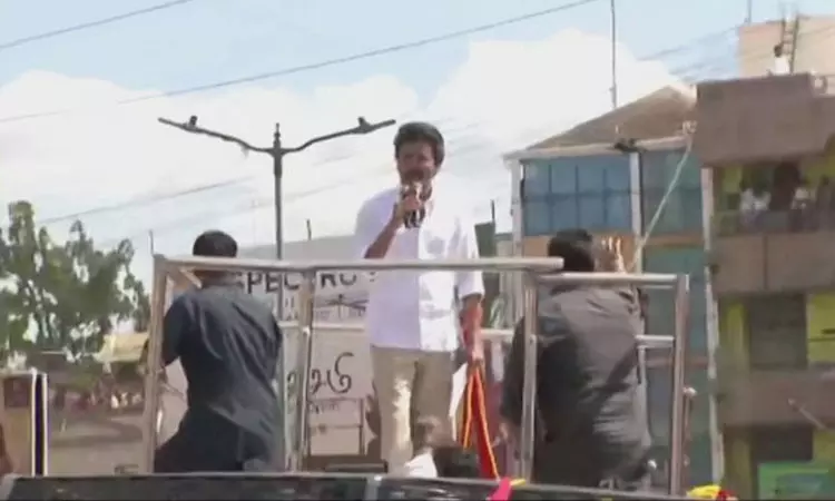 நாமக்கல் பிரசாரத்தில் அதிமுகவை தாக்கிய விஜய்