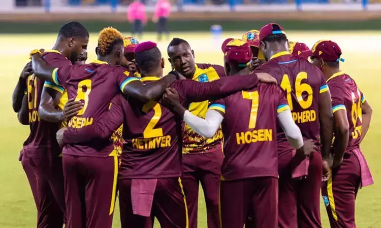 டி20 கிரிக்கெட்: டாஸ் வென்ற வெஸ்ட் இண்டீஸ் பந்துவீச்சு தேர்வு