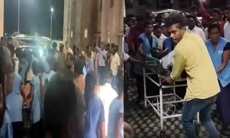 கரூரில் விஜய் பிரசார கூட்டத்தில் நெரிசலில் சிக்கி 36 பேர் உயிரிழப்பு? | 33  people killed in stampede at Vijay's campaign rally in Karur?