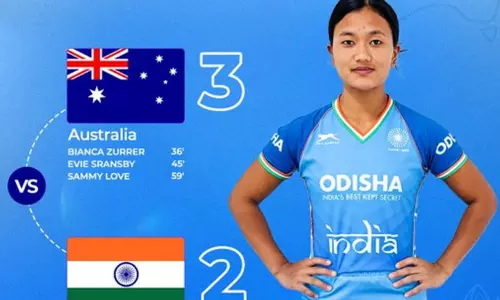 ஆஸ்திரேலியாவுக்கு எதிரான ஜூனியர் மகளிர் ஆக்கி: முதல் ஆட்டத்தில் இந்திய அணி தோல்வி