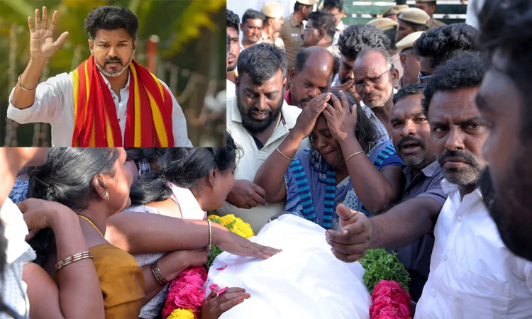 கரூர் கூட்ட நெரிசல்: உயிரிழந்தவர்களின் குடும்பத்தினருக்கு தலா ரூ. 20 லட்சம் நிவாரணம் - தவெக தலைவர் விஜய்