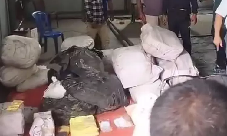 மணிப்பூரில் 330 கிலோ போதைப்பொருள் அழிப்பு