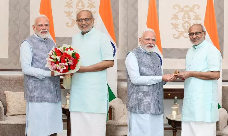 துணை ஜனாதிபதி சி.பி.ராதாகிருஷ்ணனுடன் பிரதமர் மோடி சந்திப்பு