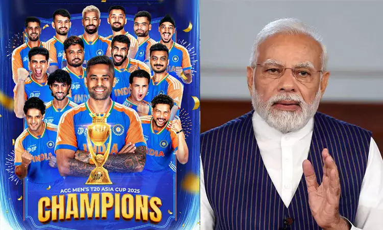 மைதானத்தில் ஆபரேஷன் சிந்தூர்; விளைவு ஒன்றுதான் - இந்திய கிரிக்கெட் அணிக்கு பிரதமர் மோடி வாழ்த்து மைதானத்தில் ஆபரேஷன் சிந்தூர்; விளைவு ஒன்றுதான் - இந்திய கிரிக்கெட் அணிக்கு பிரதமர் மோடி வாழ்த்து