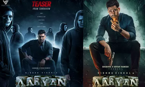 விஷ்ணு விஷாலின் “ஆர்யன்” படத்தின் டீசர் ரிலீஸ் தேதி அறிவிப்பு