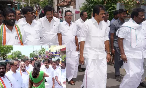 கரூர் கூட்ட நெரிசல் நடந்த பகுதியில் காங்கிரஸ் பொதுச்செயலாளர் ஆய்வு