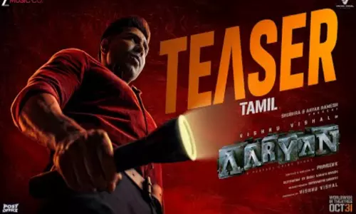 விஷ்ணு விஷாலின் “ஆர்யன்” படத்தின் டீசர் வெளியீடு