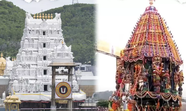 திருப்பதியில் களைக்கட்டிய தேரோட்டம்; ஆயிரக்கணக்கான பக்தர்கள் பங்கேற்று வழிபாடு