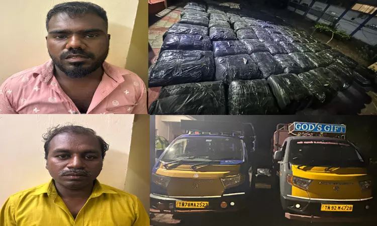 இலங்கைக்கு கடத்த முயன்ற ரூ.80 லட்சம் மதிப்புள்ள பீடி இலைகள் பறிமுதல்: 2 பேர் கைது