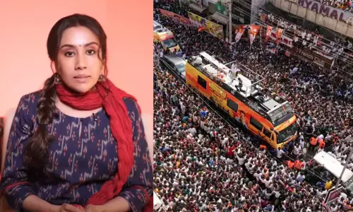 ‘தொண்டர்களைப் பார்த்து பயம் கொள்பவர் உண்மையான தலைவர் கிடையாது’ - திவ்யா சத்யராஜ்