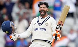 6வது டெஸ்ட் சதத்தை பதிவு செய்தார்  ரவீந்திர ஜடேஜா