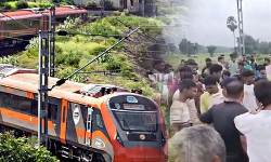 வந்தே பாரத் ரெயில் மோதியதில் 4 பேர் பலி