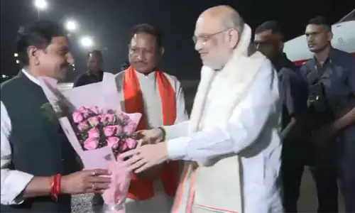 சத்தீஷ்காருக்கு மத்திய மந்திரி அமித்ஷா 2 நாள் சுற்றுப்பயணம்; முதல்-மந்திரி வரவேற்பு