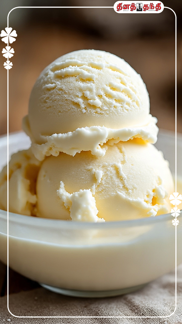 குழந்தைகளுக்கு பிடித்த சுவை மிகுந்த தேங்காய் ஐஸ்கிரீம்..! குழந்தைகளுக்கு பிடித்த சுவை மிகுந்த தேங்காய் ஐஸ்கிரீம்..!