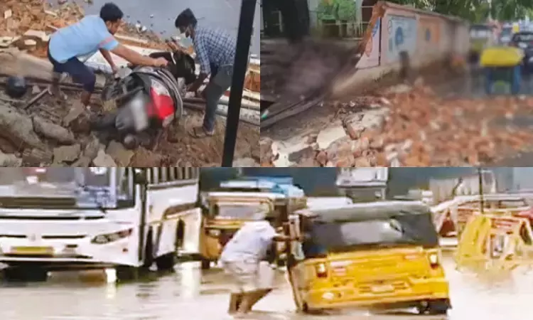 ஓசூரில் கனமழை: அரசு மருத்துவமனை சுற்றுச்சுவர்... ... இன்றைய முக்கிய செய்திகள்.. சில வரிகளில்.. 05-10-2025