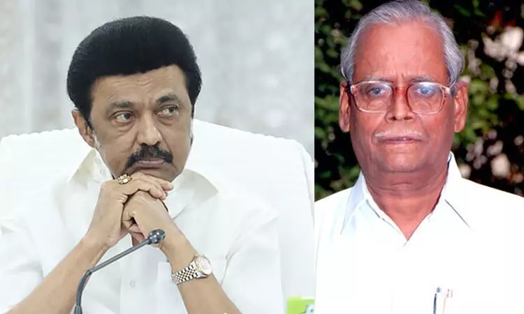 முதுபெரும் எழுத்தாளர் கொ.மா.கோதண்டம் மறைவு: முதல்-அமைச்சர் மு.க.ஸ்டாலின் இரங்கல் முதுபெரும் எழுத்தாளர் கொ.மா.கோதண்டம் மறைவு: முதல்-அமைச்சர் மு.க.ஸ்டாலின் இரங்கல்