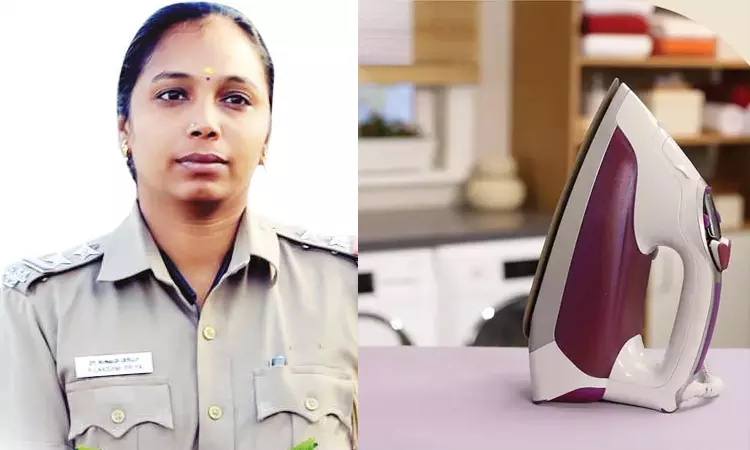 அயன் செய்தபோது மின்சாரம் தாக்கி பெண் போலீஸ் சப்-இன்ஸ்பெக்டர் உயிரிழப்பு