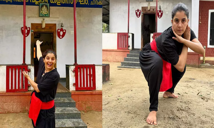 களரி கற்கும்  “ரன் பேபி ரன்” பட நடிகை