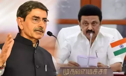 தமிழ்நாடு யாருடன் போராடும்? கவர்னர் கேள்வி: முதல்-அமைச்சர் மு.க.ஸ்டாலின் பதில்